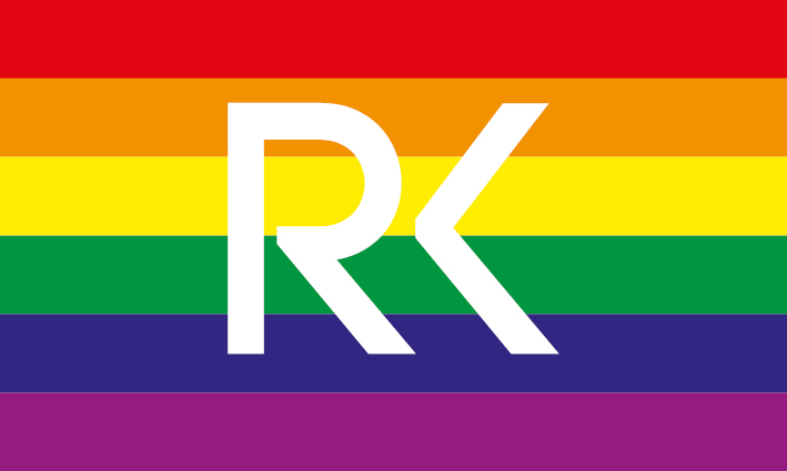 RK Lawyers Pride Sticker 60mm x 36mm FA