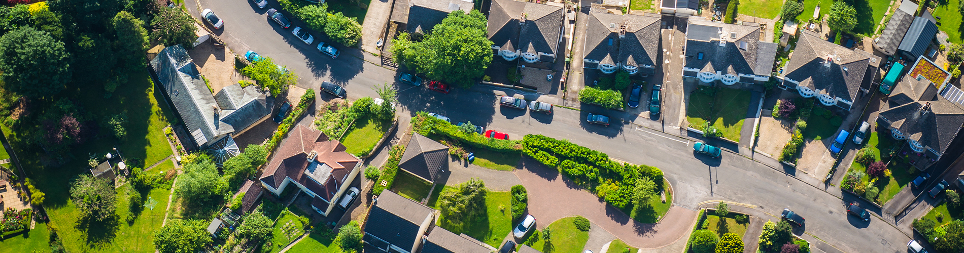 Aerial suburbs Melbourne 1900x500