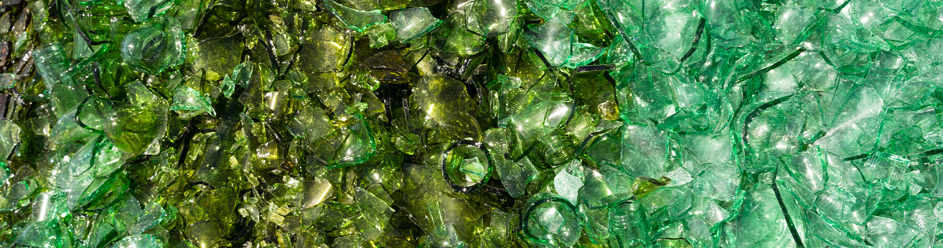 Crushed Glass Abstract - Waste 1900x500